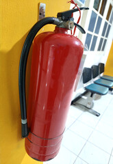 emergency fire extinguisher. safety equipment sign and symbol.