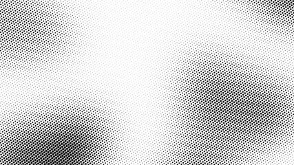 Abstract black and white gradient wave cartoon comic background animation with halftone dot texture - Powered by Adobe