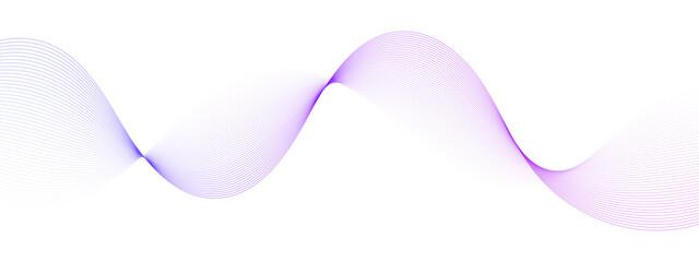 Abstract wave background with elegant purple lines for modern design projects