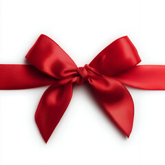 Red Gift Bow for Celebration Decoration
