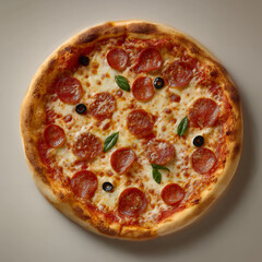 Delicious Pepperoni Pizza with Crispy Golden Edges