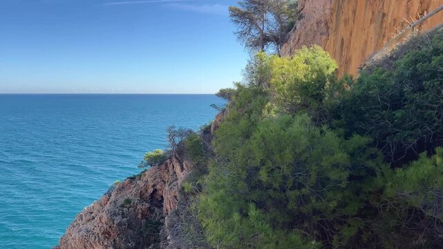 Panor&aacute;mica ascendente Vasenilla a Falla del Moraig