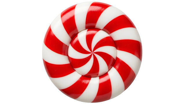 Sweeten up your holiday designs with this classic red and white peppermint candy swirl, perfect for adding festive cheer to any project this winter!