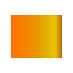 A rectangular gradient from orange to yellow on a white background with a smooth color transition