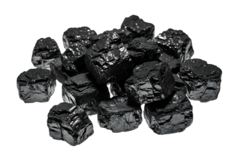 Raw coal chunks, a vital energy source for industrial power