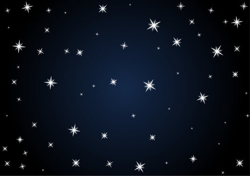 Fondo de cielo nocturno oscuro con muchas estrellas brillantes y patr&oacute;n de constelaciones