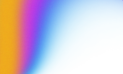 Vibrant gradient noise background with transparency