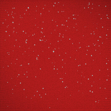 Christmas Knit Sweater Snow Falling Loop Square Background Animation