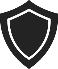 Shield Medal Icon silhouette vector illustration on white background