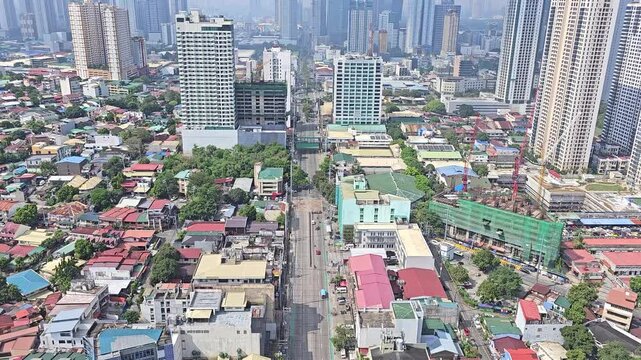 4K Video Skyline Footage from Pasig, Metro Manila Philippines Part 6
