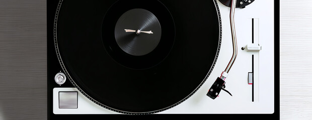 Obraz premium vinyl record player, record, AI generated