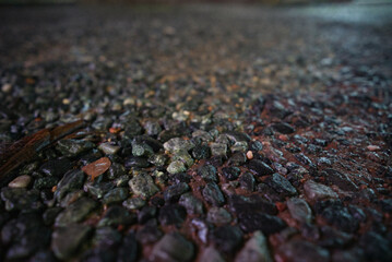 Stone pattern, brick, different shapes and colors