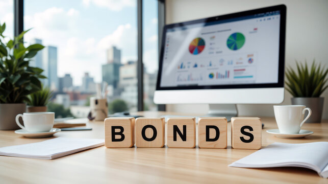 Debt securities with bonds investing explainer illustrating fixed income strategy for retirement savers and long term interest rate risk education, resources aimed at careful investors