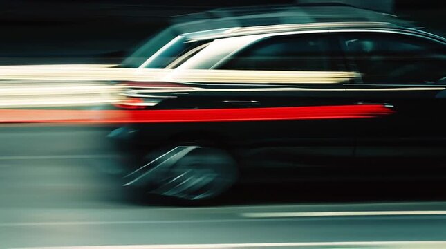 Auto in Bewegung