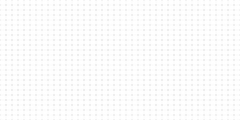 Planer page with dotted grid. Seamless checkered paper texture. Retro bullet journal notebook background. Simple square graph pattern. School math sheet wallpaper. Vector repeating workbook paper