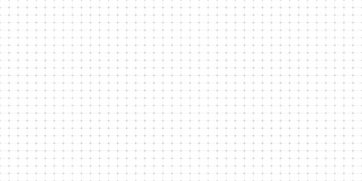 Planer page with dotted grid. Seamless checkered paper texture. Retro bullet journal notebook background. Simple square graph pattern. School math sheet wallpaper. Vector repeating workbook paper