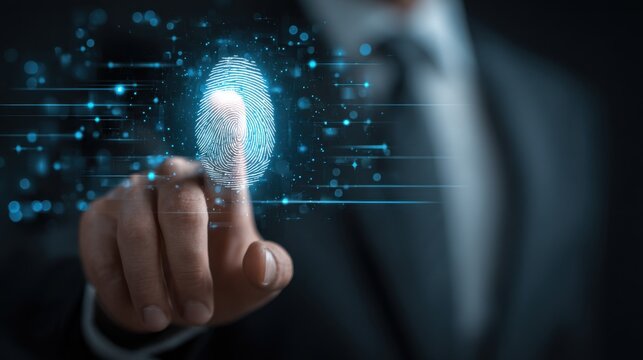 Digital fingerprint scan for security access