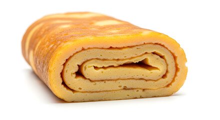 A Delicious Rolled Omelette with a Golden Brown Hue, Perfect for Breakfast or Brunch