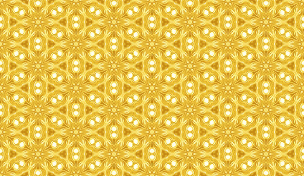 P94 geometrical Golden Fiower Flame pattern 1