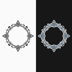 Retro vintage logo emblem, brand vintage, vector logo