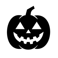 Halloween pumpkin silhouette