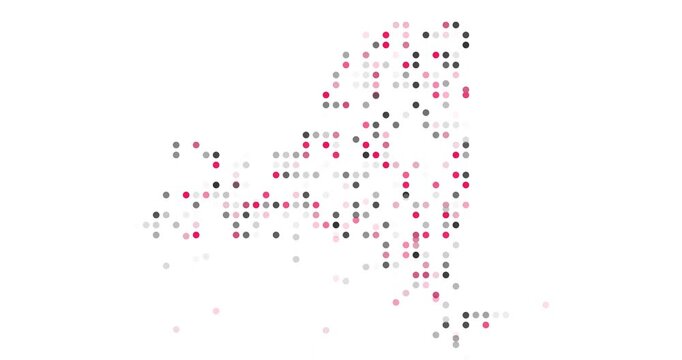 Clean Particle Assembly New York USA Silhouette