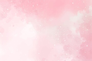 Dreamy pink watercolor background with sparkling stars for invitations, social media posts, and feminine branding projects needing a soft, magical touch