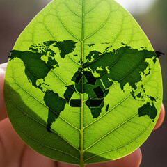globe on green leaf