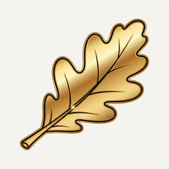vector illustration of an autumn leaf