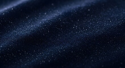 Fototapeta premium Deep blue space background with a dark, starry night sky and bright nebula and galaxy illustration