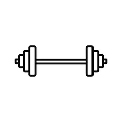 Barbell Outline Icon