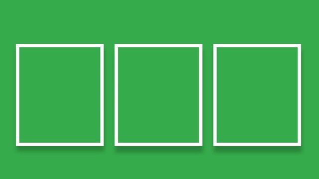 Photo Slideshow Green Screen Background, Photo Gallery Slideshow Green Screen Template