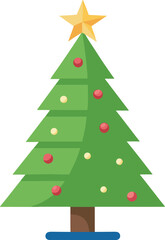 Holiday House with Chimney Smoke Vector