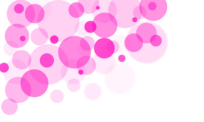 soft pink glossy bubbles on transparent png