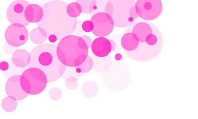 soft pink glossy bubbles on transparent png