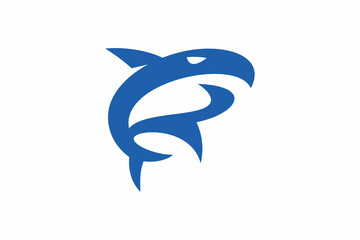 Simple Shark Logo