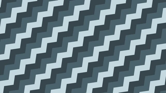Seamless geometric zigzag pattern in cool blue and grey tones abstract background design for