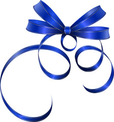 Elegant decorative ribbon bow vector