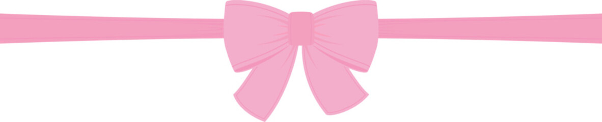 Elegant decorative ribbon bow vector