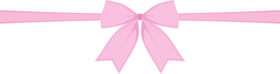 Elegant decorative ribbon bow vector