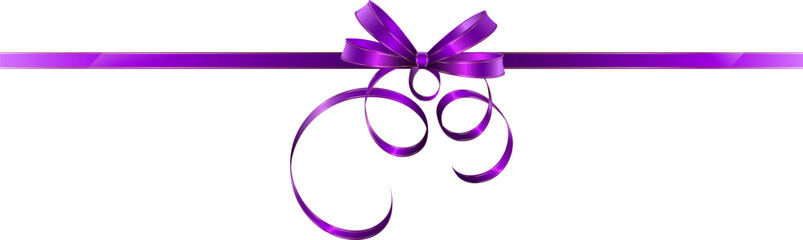 Elegant decorative ribbon bow vector