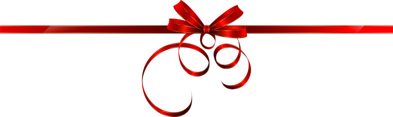 Elegant decorative ribbon bow vector