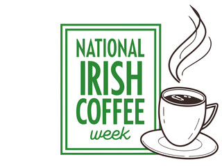 Celebrating National Irish Coffee Week with a Steaming Cup of Traditional Irish Coffee