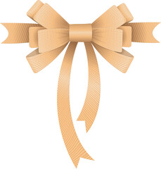 Elegant decorative ribbon bow vector