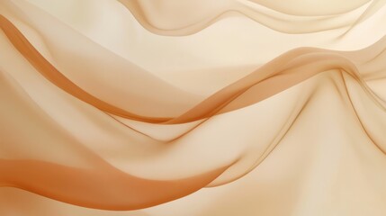 Obraz premium Beige background with wavy pattern suitable for design and art projects or presentations
