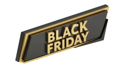 Sophisticated festive banner with three-dimensional golden botanical elements and a central copy space for text