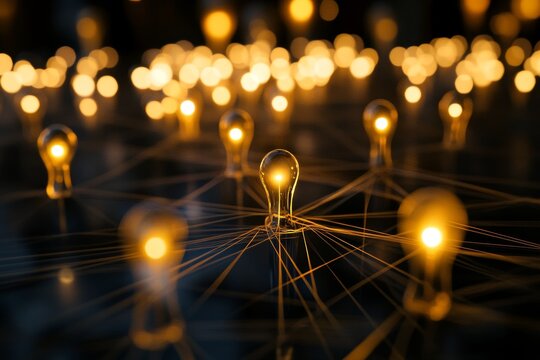 A visual representation illustrating human connections in a digital network, symbolizing modern communication - Powered by Adobe