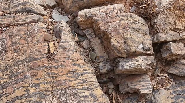 Brachina Gorge Geological Trail: Close-Ups of Ancient Rock Formations and Earth's History in the Flinders Ranges