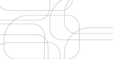 Abstract geometric black square line pattern illustration featuring modern minimal linear design shapes on a clean white background.
