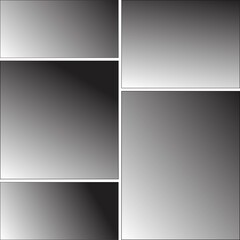 Bento grid gradient shape